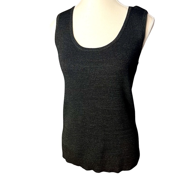 Chico’s Cardigan Set Travelers Slinky Metallic with Tank Top  Size 1 - Picture 3 of 5